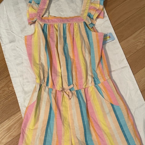 CAT and Jack Rainbow Girls Romper Size XL NWT - Picture 8 of 9